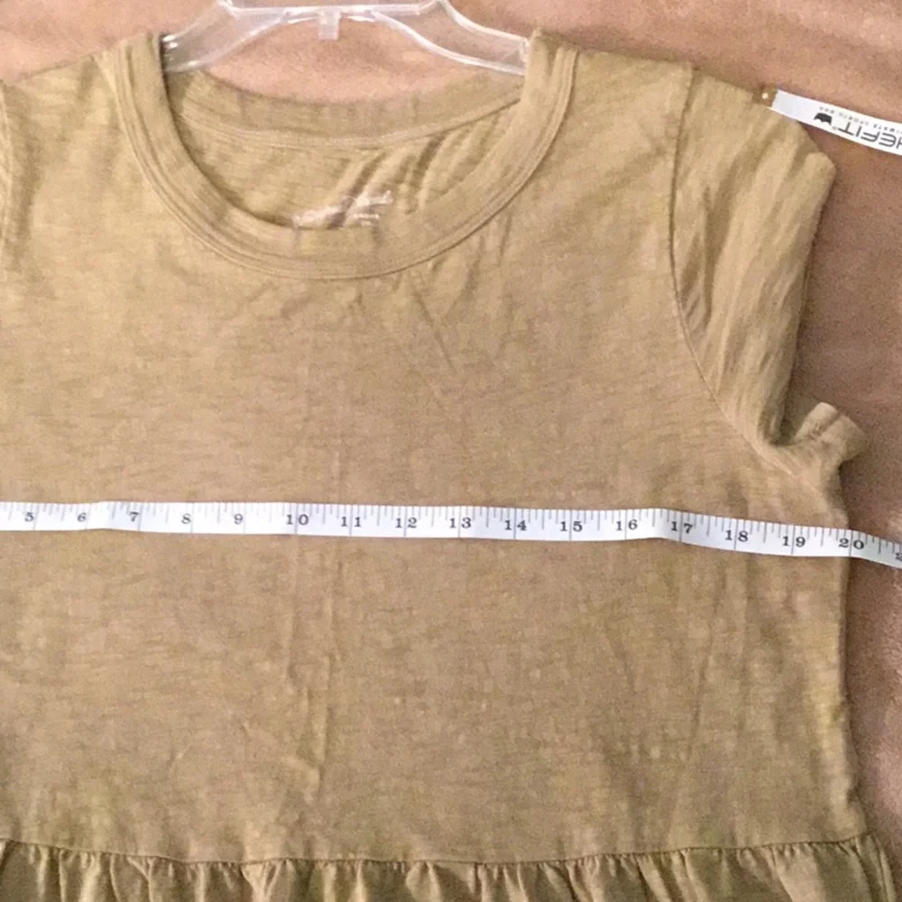 Universal Thread Camel Maxi Dress with Short Sleeves - Picture 4 of 7